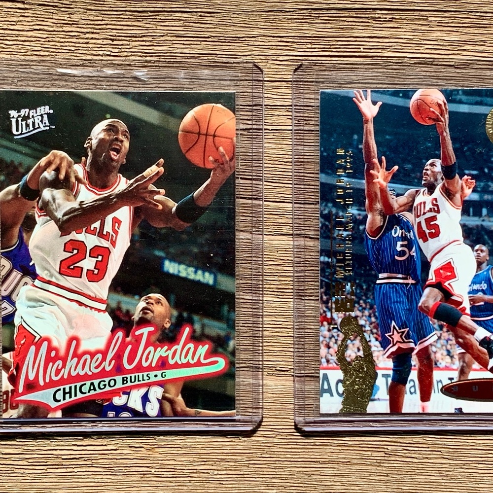 ⭐️HOST PICK⭐️ MICHAEL JORDAN NBA Cards, /Fleer '96-7 & Upper Deck 1995 - Picture 1 of 16